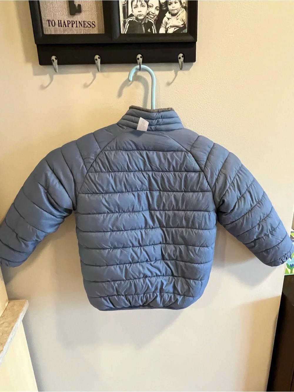 Gap reversible Kids Quilted Puffer Jacket - Blue